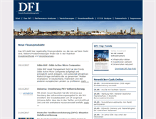 Tablet Screenshot of dfi-analyse.de